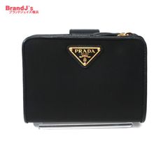 未使用 プラダ コインパース付きサフィアーノレザー ウォレット 二