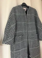 CC collect チェック ウールコート