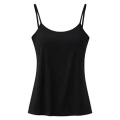 ブラトップ キャミソール タンクトップ カップ付き インナー 肌着 ブラキャミ 一体型カップ 大きいサイズ ストレッチ さらさら 快適 人気 ランキング1位 rr4