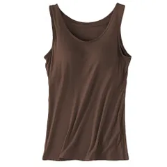 ブラトップ キャミソール タンクトップ カップ付き インナー 肌着 ブラキャミ 一体型カップ 大きいサイズ ストレッチ さらさら 快適 人気 ランキング1位 rr4