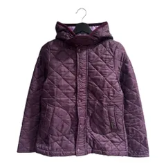 ラベンハム LAVENHAM ジャケット 中綿 キルティング フード 38 紫 パープル ■TC