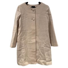 アナイ ANAYI 紡毛片畦ボトルネックパフスリーブ プルオーバー ニット