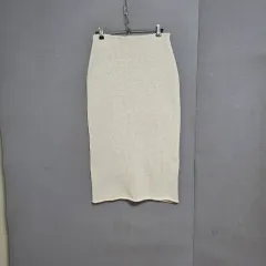 COS コス 厚手 リネン混 ニット スカート S n2627