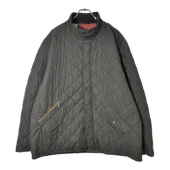 Barbour バブアー Moran Quilted Jacket モラン キルティングジャケット 大きいサイズ ブラック(メンズ XX-LARGE)中古 古着 X2627