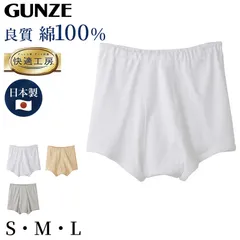 グンゼ 快適工房 紳士 トランクス 前あき S M L メンズ GUNZE 綿100％ 前開き コットン 男性 下着 肌着 パンツ ボトムス インナー 日本製 白 肌 灰