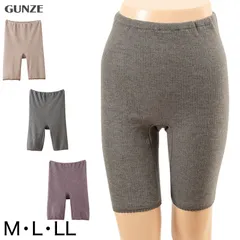 グンゼ 5分丈 ボトム レディース インナー ひざ上 M～LL (起毛 締め付けない スパッツ レギンス 膝上 秋 冬 下着 暖かい 防寒)