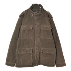 TOMMY HILFIGER トミーヒルフィガー コーデュロイ モーターサイクルジャケット 大きいサイズ ブラウン(メンズ XXL)中古 古着 X2628
