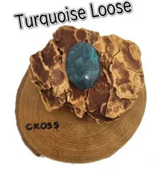 ru-312 ターコイズルース神秘的な模様のチベタリアンターコイズアクセサリー/材料/