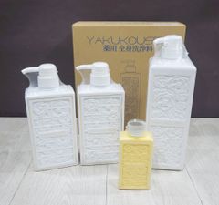 未使用品】YAKUKOUSEN 薬酵泉 薬用洗浄料MF 4本セット 1000ml×1・500ml
