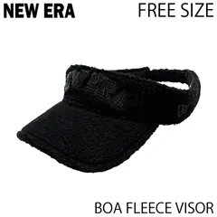 【USED／ユニセックス／フリー】NEW ERA GOLF ボアフリース サンバイザー ブラック