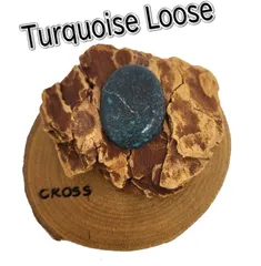 ru-314 ターコイズルース神秘的な模様のチベタリアンターコイズアクセサリー/材料/