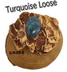 ru-317 ターコイズルース神秘的な模様のチベタリアンターコイズアクセサリー/材料/