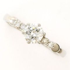 Pt さくらダイヤモンド リング 0.508ct K VVS2 0.26ct - メルカリ