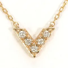 ヴァンドーム青山　K18PG　ネックレス　necklace　ダイヤ　総重量約1.1g　約40cm