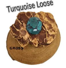 ru-321 ターコイズルース神秘的な模様のチベタリアンターコイズアクセサリー/材料/