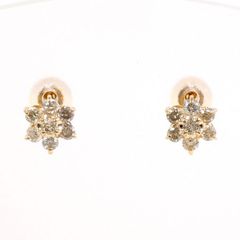 Goodluck Jewelry Pt900天然ダイヤモンドピアス0.54ct - メルカリ
