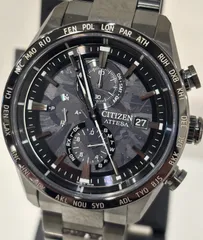 【新品正規品】シチズン アテッサ 「HAKUTO-R 限定」 オールブラック AT8287-62E