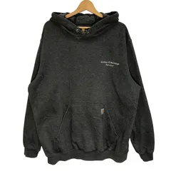 Carhartt カーハート 企業プリント パーカー フーディー プルオーバー オーバーサイズ ビッグシルエット Mexico製 XLサイズ グレー