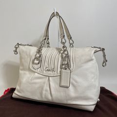 COACH コーチ レザートートバッグ テータム アイボリー 34398 Y2K