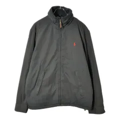 Polo by Ralph Lauren ポロ ラルフローレン ウォームアップジャケット ブラック(メンズ M)中古 古着 X2636