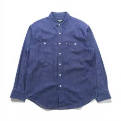 POLO JEANS CO. RALPH LAUREN 90年代 デニム シャツ L インディゴ ブルー 胸ポケット