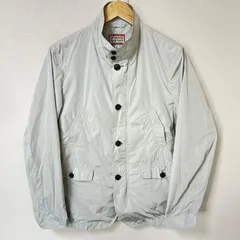 (^w^)b McGREGOR マックレガー スタンドカラー ジップアップ ジャケット ポリエステル100% ライトアウター 薄手 軽量 シンプル カジュアル デイリー タウンユース ライトグレー メンズ サイズM