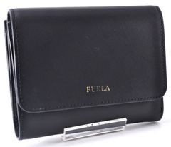 ☆開店セール☆ 未使用品 美品 フルラ ジェニュインレザー ロゴ 折り