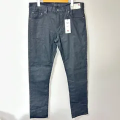 新品タグ付き◎(^w^)b UNIQLO ユニクロ ミラクルエアー スリムフィットジーンズ デニムパンツ ジーパン 綿 ストレッチ ストレート シンプル 軽量 デイリー タウンユース ブラック 黒 メンズ サイズW34