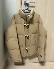 ベージュ ダッフルダウン