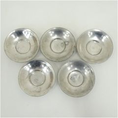 ☆煎茶道具 錫 茶托 乾茂號造 計5客☆ - メルカリ