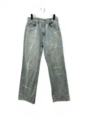 Mod9 ライトブルー デニム ダメージ ウォッシュ デニム