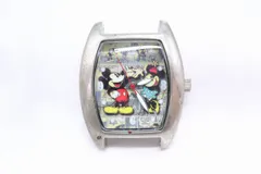 【W287-37】動作品 電池交換済 DISNEY ディズニー ミッキーマウス ミニーマウス 腕時計 フェイスのみ メンズ