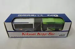 【中古】ミニカー チョロQ 国際興業バス 観光バス(ホワイト×ブルー)＆路線バス(グリーン×ホワイト) 2台セット