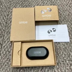 【美品】ambie サウンドイヤーカフ AM-TW01/BC　ブラック　管理番号SC138のサムネイル