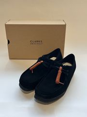 希少 美品 クラークス ビームス別注 ワラビーブーツ ネイビー 26.5
