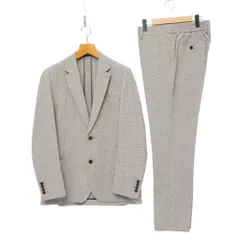 ■美品■Paul Smith ポール・スミス スーツ サイズジャケットL/パンツXL ウールシアサッカー チェック柄 セットアップ テーラードジャケット スラックス ブランド古着【中古】20260126/RA7365