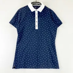 サイズ：XS RLX ラルフローレン  半袖ポロシャツ 総柄 ネイビー系 [240101593239] ゴルフウェア レディース ストスト