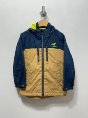 ニューバランス キッズ ウィンドブレーカー ネイビー/ベージュ 110