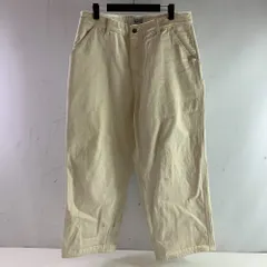 04w5864▽※【中古】UNION HERCULES MADE ユニオン ヘラクレス メイド ホワイトデニム ペインター ワークパンツ Wナチュラル by JOHNBULL ジョンブル HE251P03 32【八王子店】