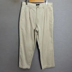 POLO CLUB ポロクラブ 2タック チノパンツ コットン ワイド バギー 80s 90s 古着 VINTAGE ホワイト系 A642