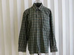 長袖シャツ 緑チェック (製番:3)