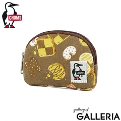 【メール便】【日本正規品】 チャムス コインケース メンズ レディース ブランド かわいい CHUMS ファスナー 小銭入れ カード ポーチ コンパクト 可愛い 撥水 ハーフラウンドコインポーチスウェット CH60-3811 Cookie