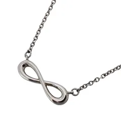 【6jab0304-k】ティファニー ネックレス インフィニティ シルバー925【中古】レディース