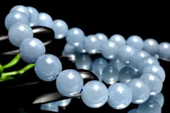 ペルー産 エンジェライト　11-11.5mm　ブレスレット 1個売り パワーストーン 天然石 _BG6294-11-115