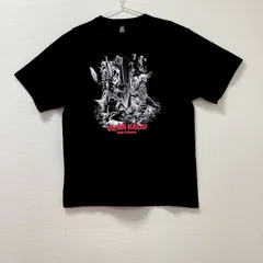 古着 D-FACTORY ディーファクトリー 円谷プロダクション ULTRAMAN ウルトラマン 半袖Tシャツ ユニセックス 2Lサイズ クルーネック コットン ブラック 黒 キャラクター ウルトラ怪獣 公式 ゴモラ エレキング 特撮 ドラマ
