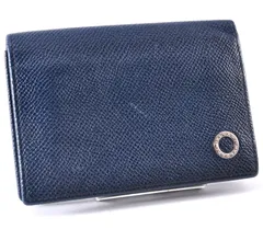 美品 BVLGARI ブルガリ BZERO1 ビーゼロワン 名刺入れ Card Case カードケース Navy ネイビー 紺 Men's メンズのサムネイル