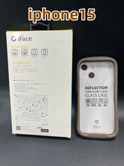 新品 iFace Reflection アイフェイス iphone15 ブラウン ケース スマホケース