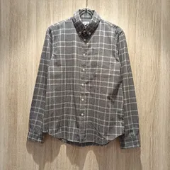steven alan　スティーブン　アラン　グレーチェック柄ボタンダウンシャツ Made in USA