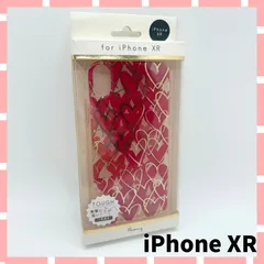 iPhoneXR ハイブリッド iPhoneケース ハート柄 ケースのみ