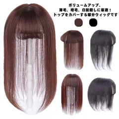 ウィッグ 部分ウィッグ 人毛100% トップカバー 薄毛 白髪隠し 医療用ウィッグ 総手植え 自然 トップカバー ヘアピース 小顔効果 増毛 分け目 つむじ付き パッツン前髪 通気性 超軽量 女性用 #chi3225